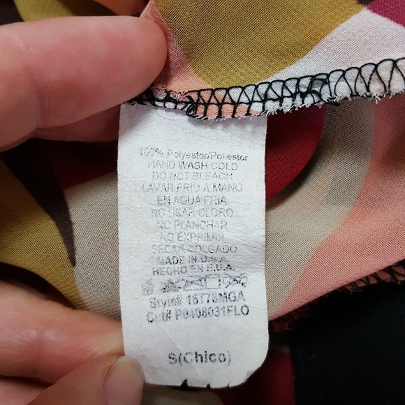 Honey Punch Top Retro Sheer Dolman Off shoulder S - Picture 11 of 13